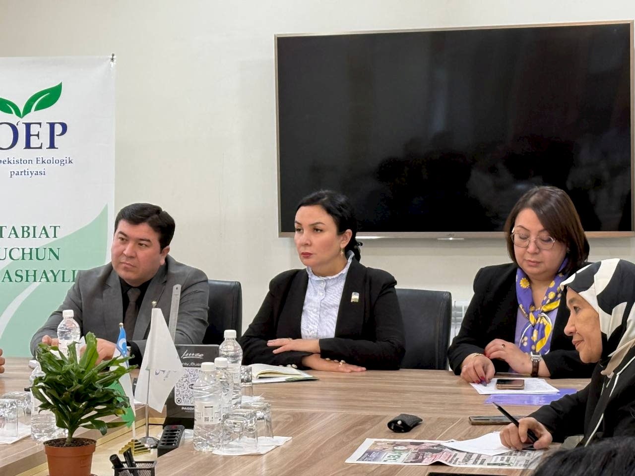 Imzo's Meeting with the Ecological Party of Uzbekistan